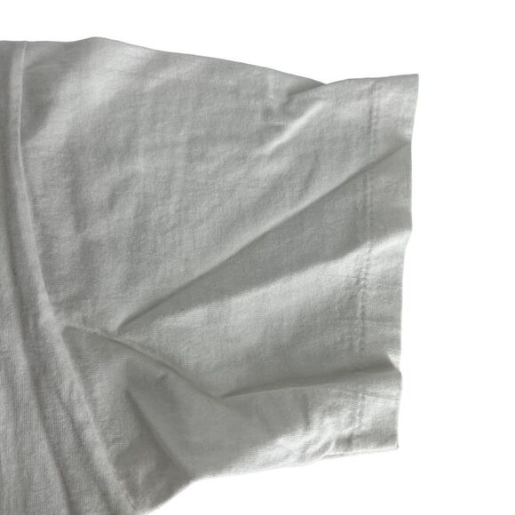 Vintage M&M Nascar Shirt Men White Medium All Over Print Double Sided 90s Racing - Picture 4 of 13